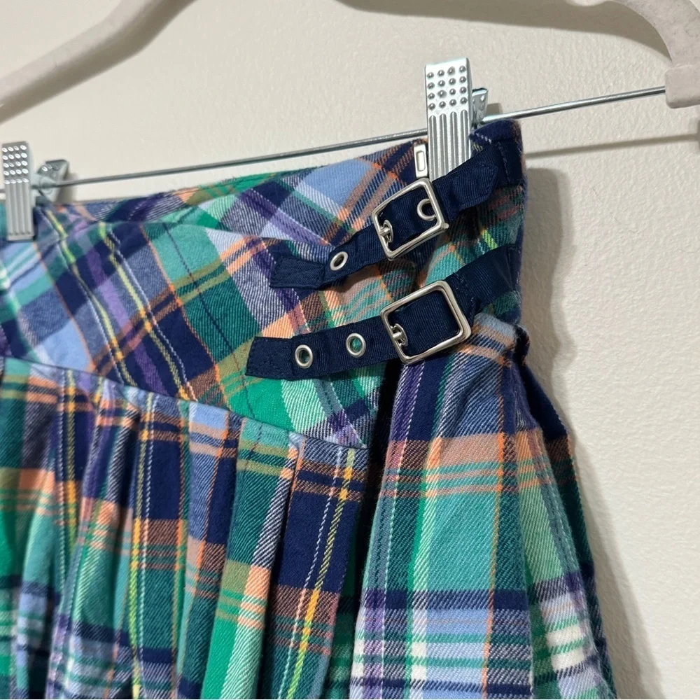 Ralph Lauren Plaid Pleated Skirt Girl’s 5 Cotton Party Holiday formal preppy